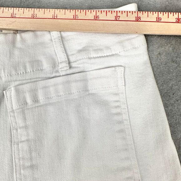 Anthropologie Pilcro Wide Leg Crop Jeans 18W The Skipper White High Rise Womens - Picture 11 of 15